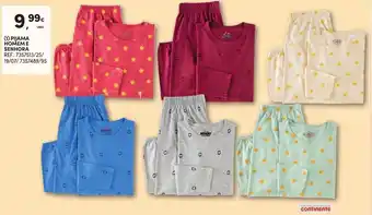 Continente Pijama Homem E Senhora 25/19/07/95 promoção