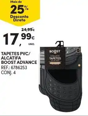 Continente Tapetes PVC/Alcatifa Boost Advance promoção