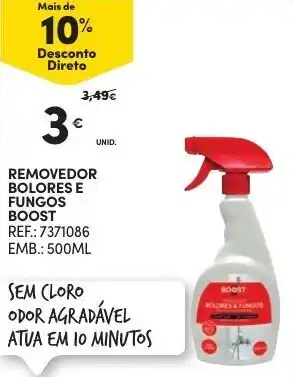 Continente Removedor Bolores E Fungos Boost 500ml promoção