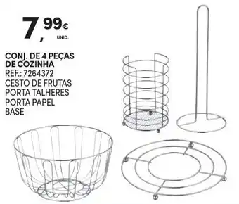 Continente Conj. de 4 Peças de Cozinha promoção