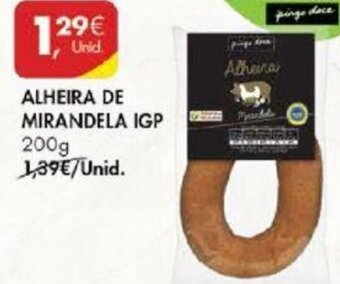 Pingo Doce Alheira de Mirandela IGP 200g promoção