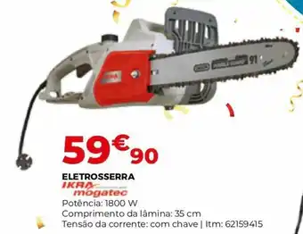 Eletrosserra Ikra Mogatec 1800W
