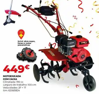 Bricomarché Motoenxada com Caixa 190cc promoção