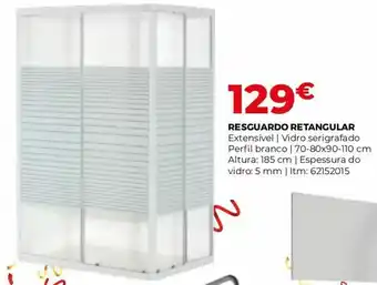Bricomarché Resguardo Retangular 70-80x90-110cm promoção