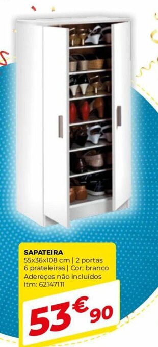 Sapateira 55x36x108cm