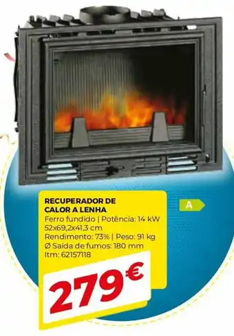 Recuperador de Calor a Lenha 14KW