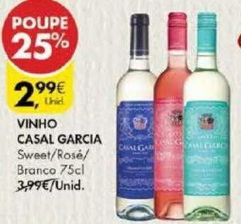 Pingo Doce Vinho Casal Garcia 75cl promoção