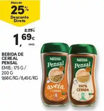 Bebida de Cereal Pensal 175g/200g