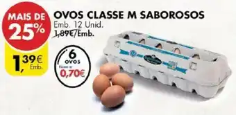 Pingo Doce Ovos Classe M Saborosos 12 Unid promoção