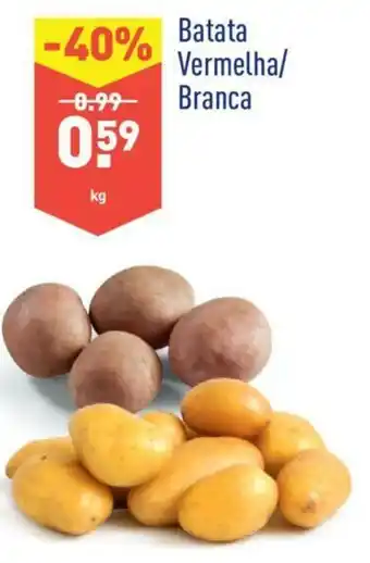 ALDI Batata Vermelha/Branca promoção