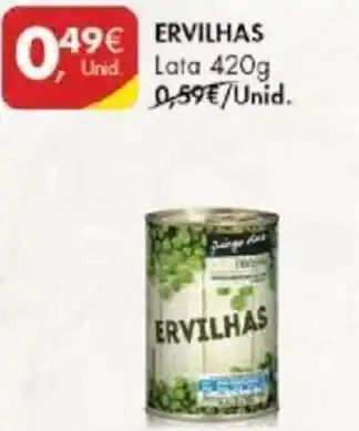 Pingo Doce Ervilhas 420g promoção