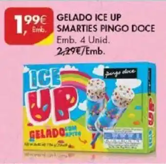 Gelado Ice Up Smarties Pingo Doce