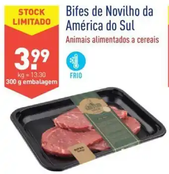 ALDI Bifes de Novilho da América do Sul 300g promoção