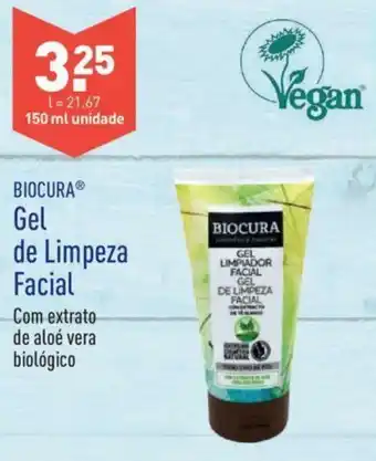 ALDI Biocura Gel de Limpeza Facial 150ml promoção