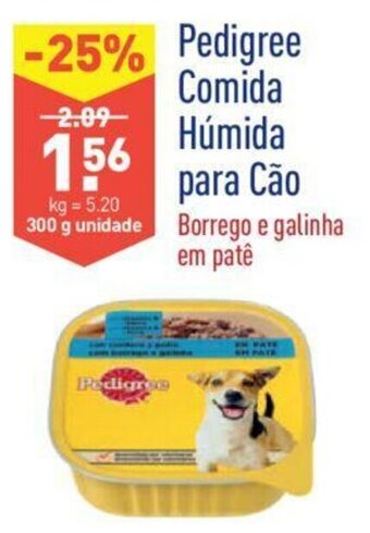 ALDI Pedigree Comida Húmida para Cão 300g promoção