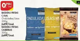 Pingo Doce Batatas Fritas C/Sal 200g /Batatas Fritas Caseiras 200g promoção