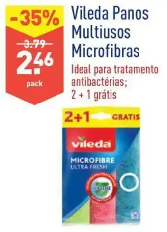 ALDI Vileda Panos Multiusos Microfibras promoção
