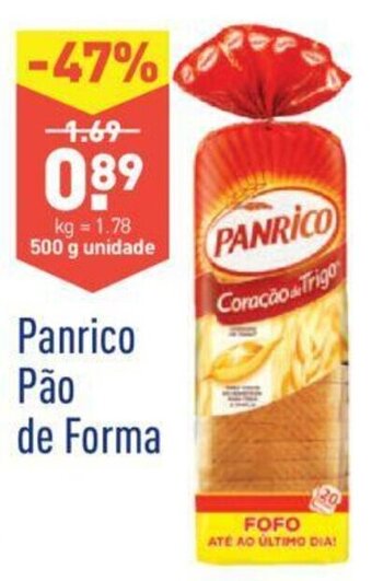 ALDI Panrico Pão de Forma 500g promoção