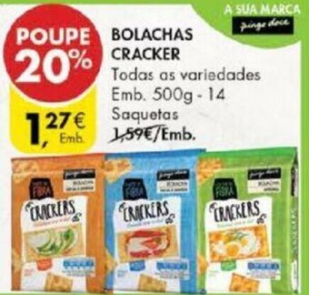 Bolachas Cracker 500g
