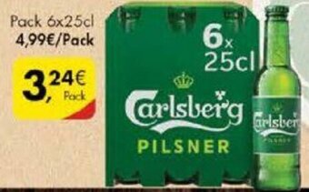 Pingo Doce Carlsberg Pilsner 6x25cl promoção