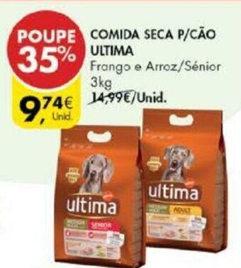 Pingo Doce Comida Seca P/Cão Ultima 3kg promoção