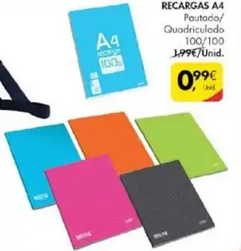 Recargas A4 100/100