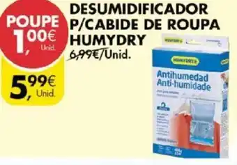 Pingo Doce Desumidificador P/Cabide de Roupa Humydry promoção