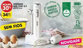Pingo Doce Varinha sem Fios 2/1 promoção
