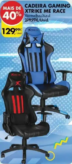 Pingo Doce Cadeira Gmaing Xtrike Me Race promoção