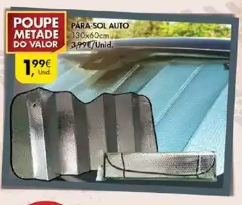 Pingo Doce Pára-Sol Auto 130x60cm promoção