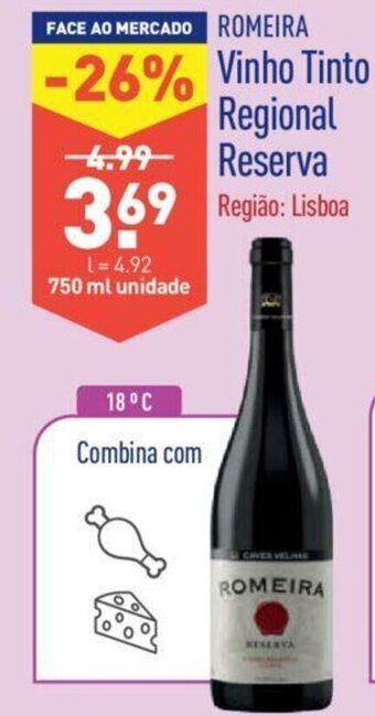 Romeira Vinho Tinto Regional Reserva 750ml
