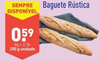 ALDI Baguete Rústica 250g promoção