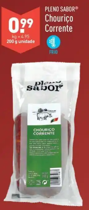 ALDI Pleno Sabor Chouriço Corrente 200g promoção