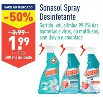 ALDI Sonasol Spray Desinfetante 500ml promoção