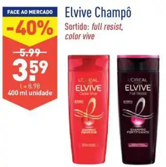 ALDI Elvive Champô 400ml promoção
