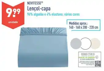 ALDI Novitesse Lencol-capa 140-160x200-220cm promoção