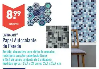 ALDI Living Art Papel Autocolante de Parede promoção