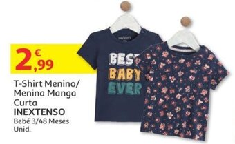 Auchan T-Shirt Menino/Menina Manga Curta Inextenso promoção