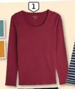 Auchan T-Shirt Senhora Lisa Manga Comprida Inextenso promoção