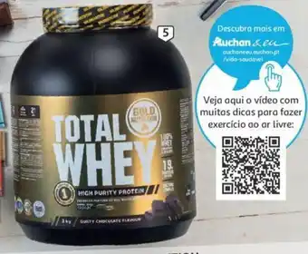 Auchan Proteína Goldnutrition Total Whey 2kg promoção