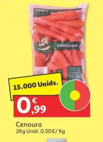 Auchan Cenoura 2kg promoção