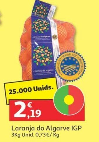 Auchan Laranja do Algarve IGP 3kg promoção