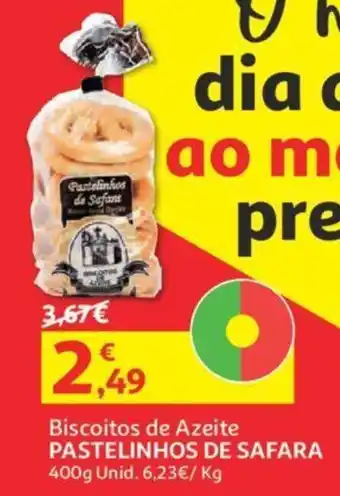 Auchan Biscoitos de Azeite Pastelinhos de Safara 400g promoção