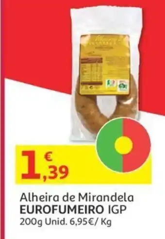 Auchan Alheira de Mirandela Aurofumeiro IGP 200g promoção