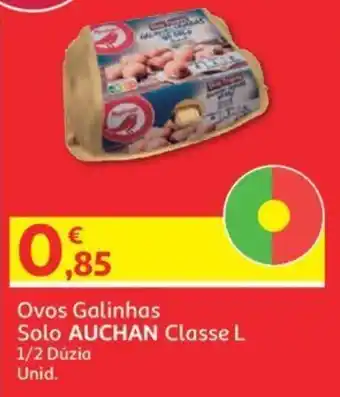 Auchan Ovos Galinhas Solo Auchan Classe L promoção