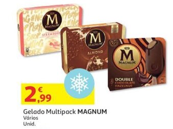 Auchan Gelado Multipack Magnum promoção