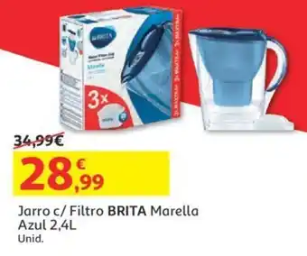 Auchan Jarro c/ Filtro Brita Marella Azul 2,4L promoção