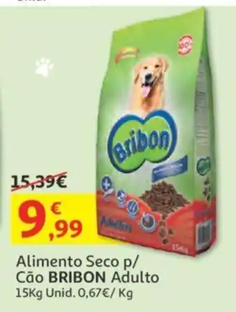 Auchan Alimento Seco p/ Cão Bribon Adulto 15kg promoção