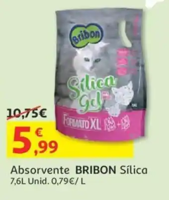 Auchan Absorvente Bribon Sílica 7,6L promoção