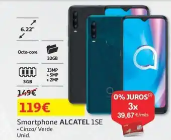 Auchan Samrtphone ALCATEL 1SE promoção
